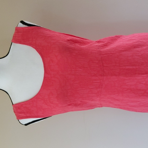 Karin Stevens Empire Waist Side Vent Maxi Dress 6 Peachy Pink Coral - Picture 5 of 15